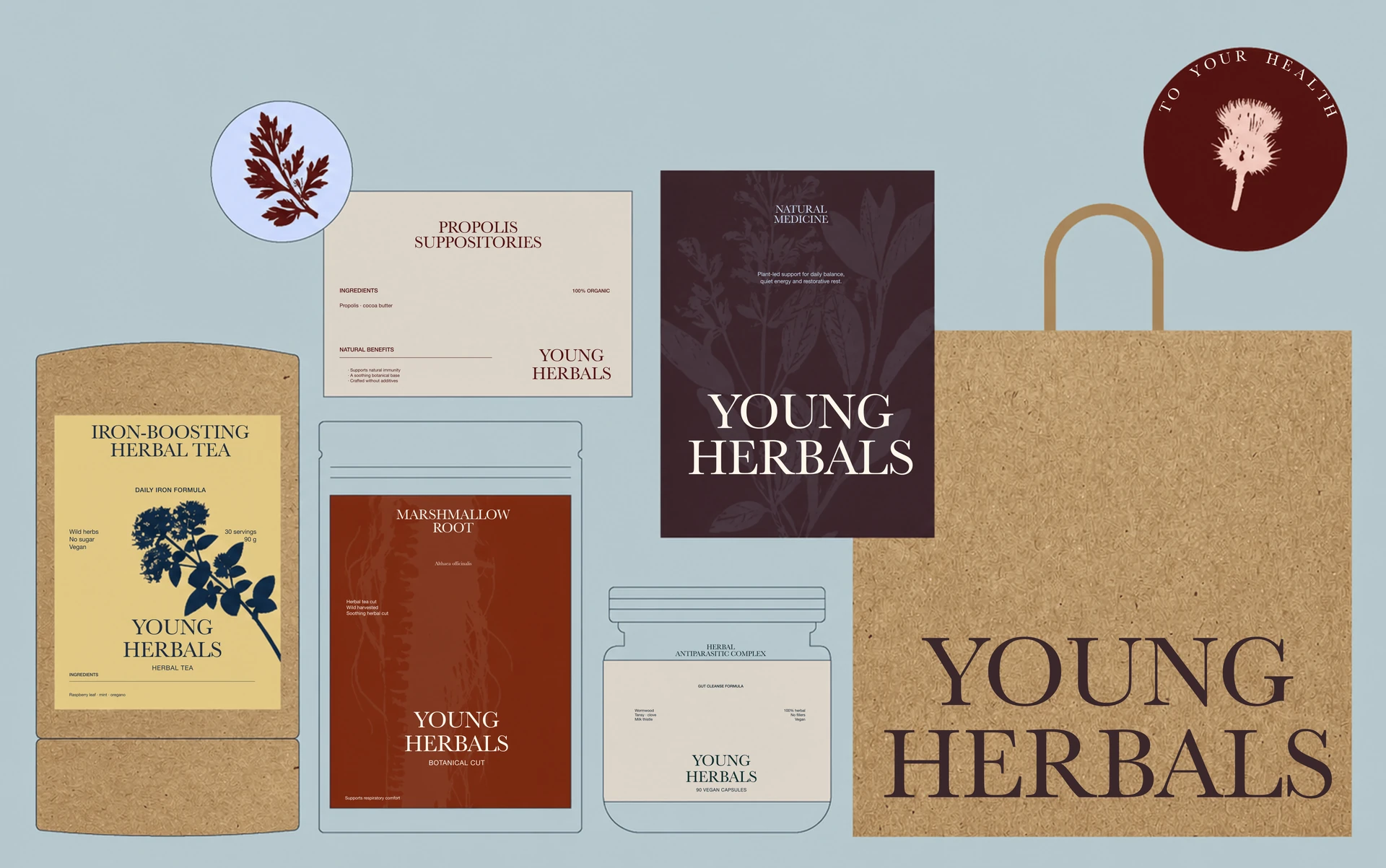 YOUNG HERBALS主视觉
